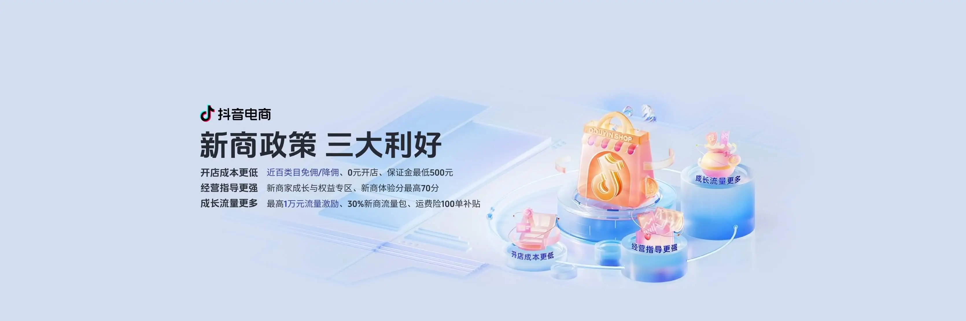 新商三大利好